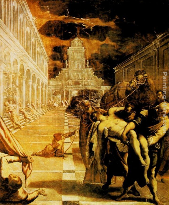 Jacopo Robusti Tintoretto The Stealing of the dead body of St Mark